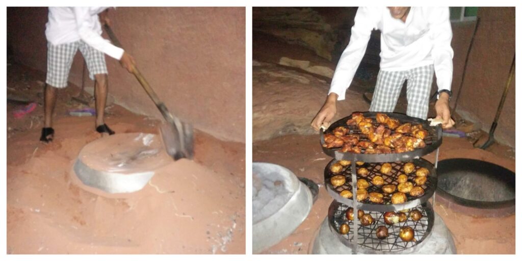 Dinner at beduin camp, Wadi Rum Jordan