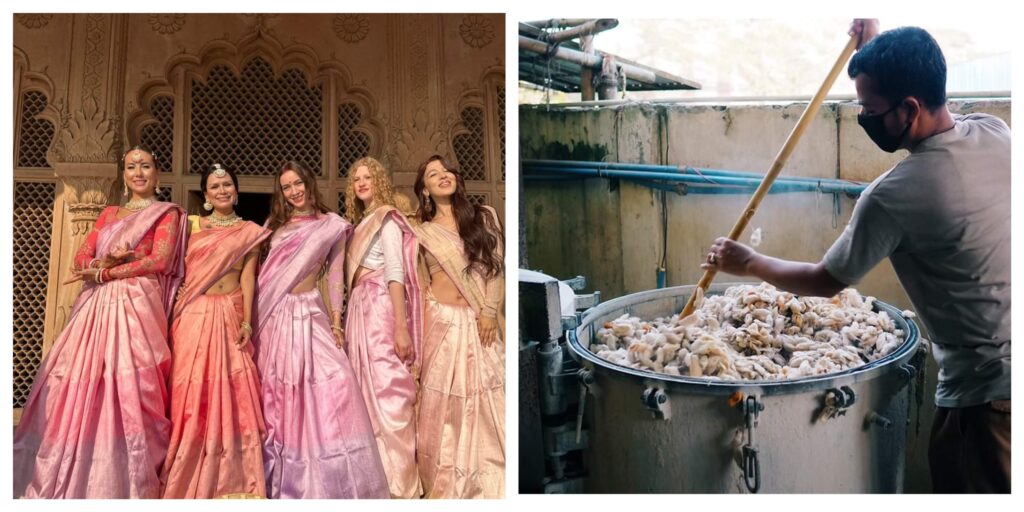 Ahimsa or Vegan silk, Indian textiles