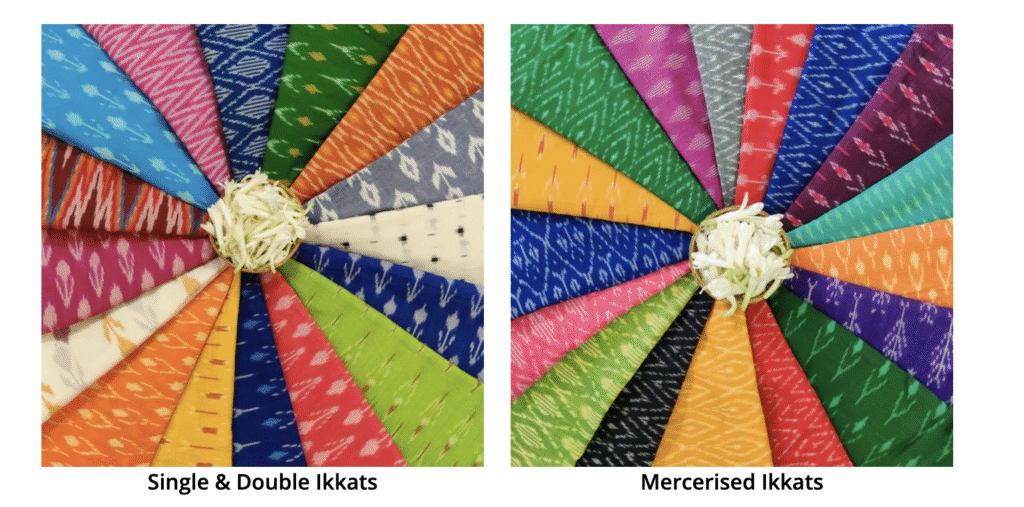 Ikat fabric indian textiles