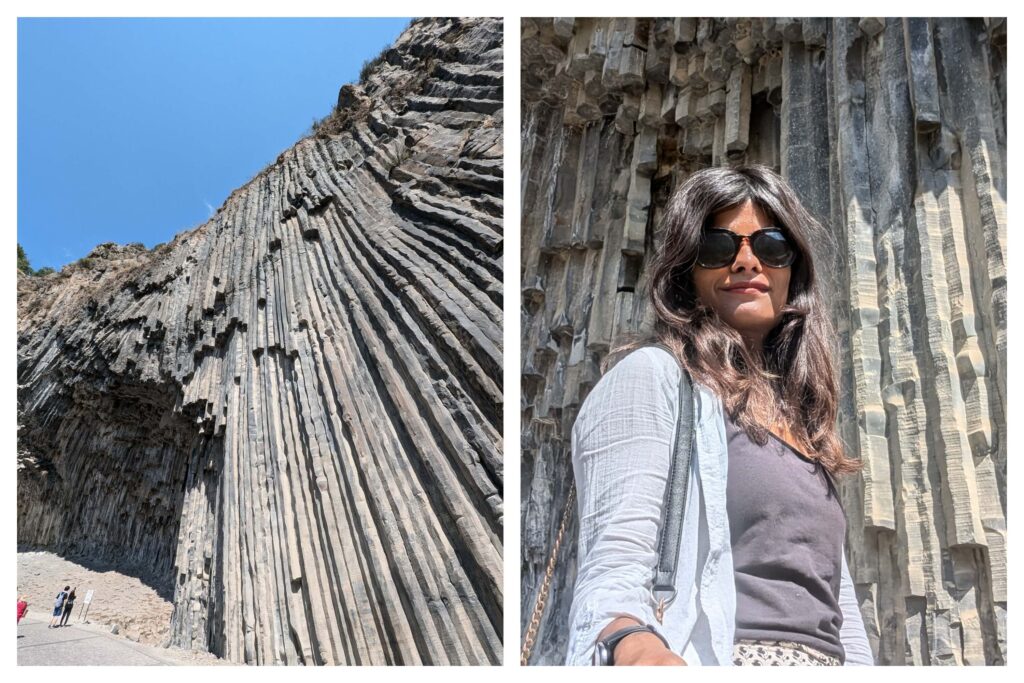 Symphony of stones, Aremenia. Basalt rock formations