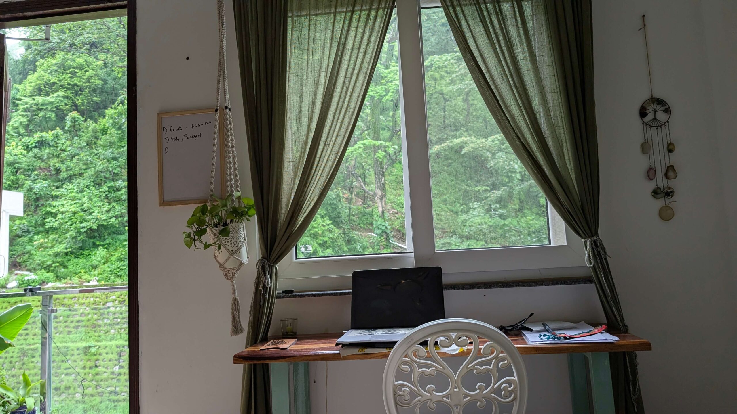 Bedroom study nook