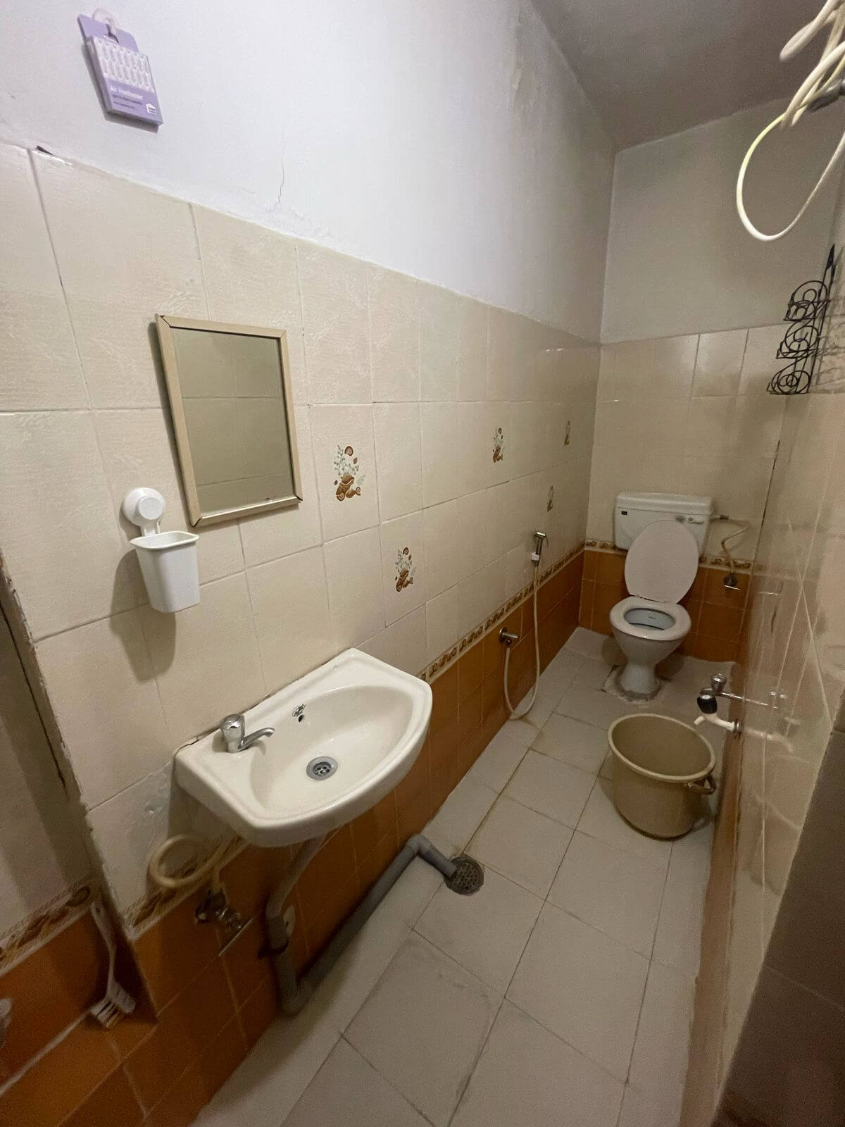 Attached washroom